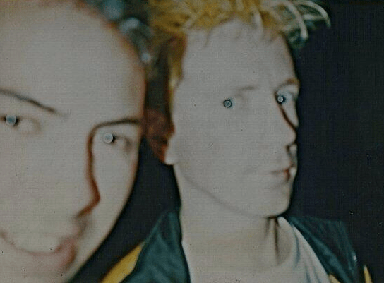 With John Lydon sometime in the 1990s